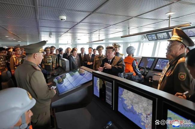 朝鲜驱逐舰内部画面再曝光有何意味 展示重大改进