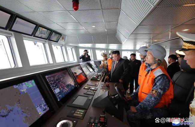 朝鲜驱逐舰内部画面再曝光有何意味 展示重大改进